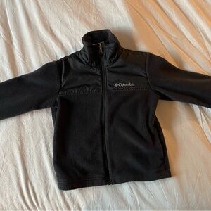 Columbia Charcoal Full-Zip Fleece Jacket